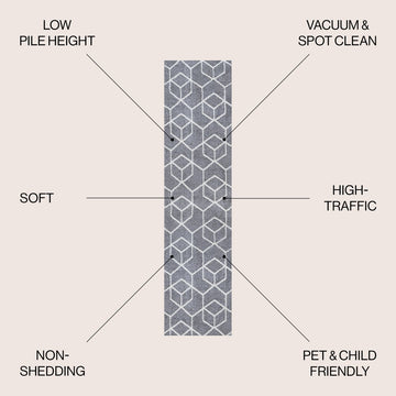 Tumbling Blocks Modern Geometric Area Rug 2